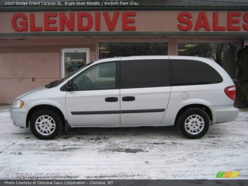 Bright Silver Metallic / Medium Slate Gray 2007 Dodge Grand Caravan SE