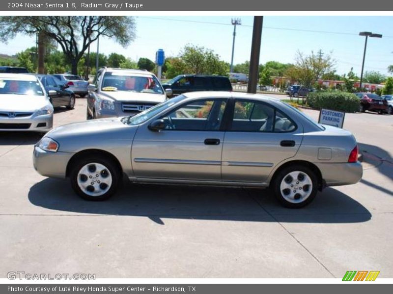 Radium Gray / Taupe 2004 Nissan Sentra 1.8