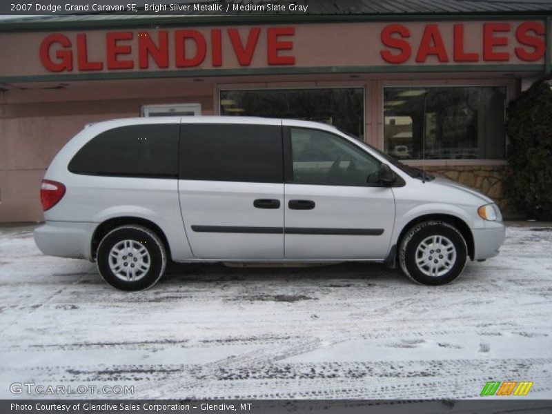 Bright Silver Metallic / Medium Slate Gray 2007 Dodge Grand Caravan SE
