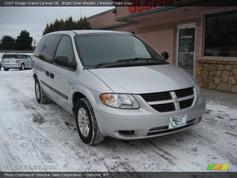 Bright Silver Metallic / Medium Slate Gray 2007 Dodge Grand Caravan SE