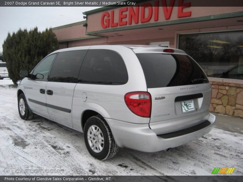 Bright Silver Metallic / Medium Slate Gray 2007 Dodge Grand Caravan SE