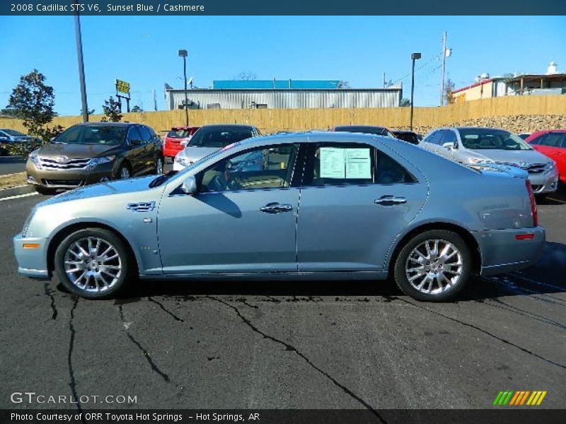 Sunset Blue / Cashmere 2008 Cadillac STS V6