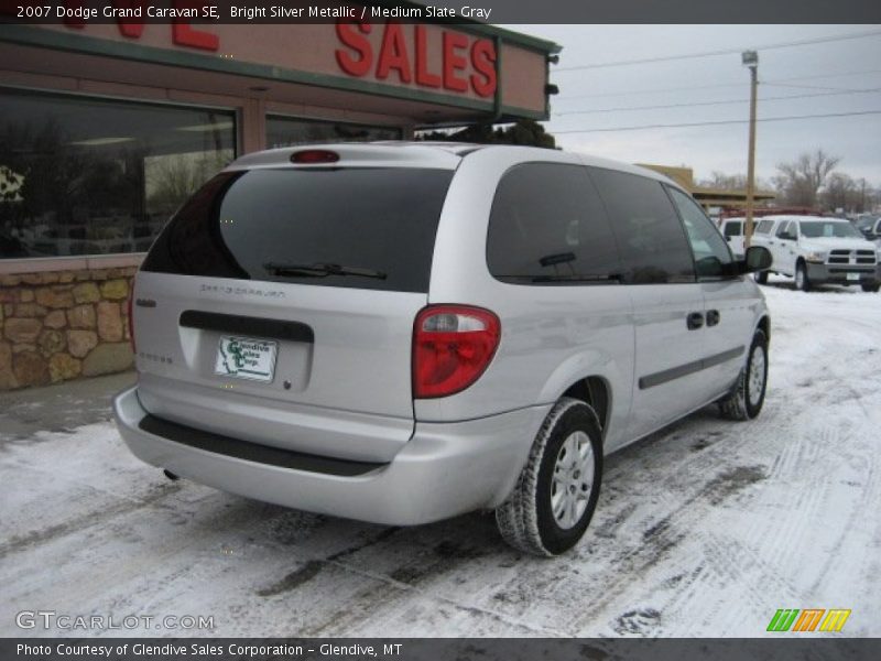 Bright Silver Metallic / Medium Slate Gray 2007 Dodge Grand Caravan SE