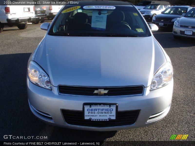 Silver Ice Metallic / Ebony 2010 Chevrolet Impala LS