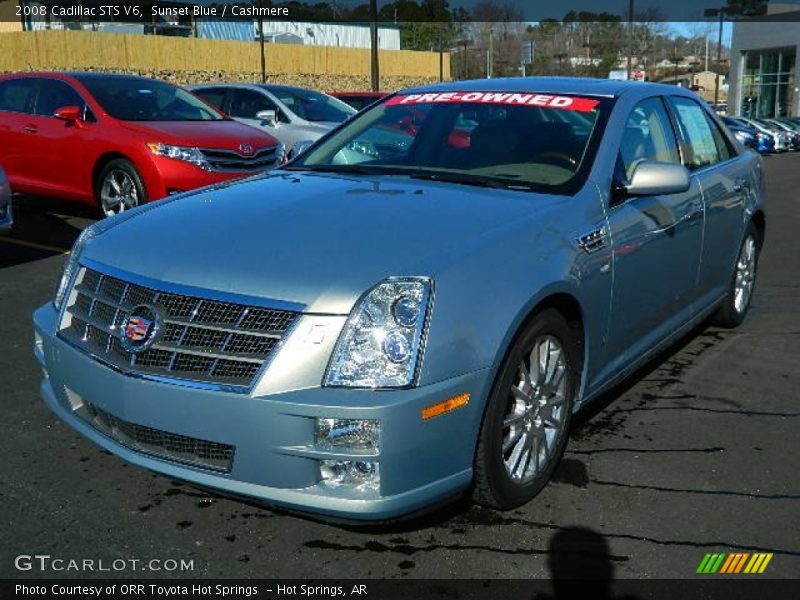 Sunset Blue / Cashmere 2008 Cadillac STS V6