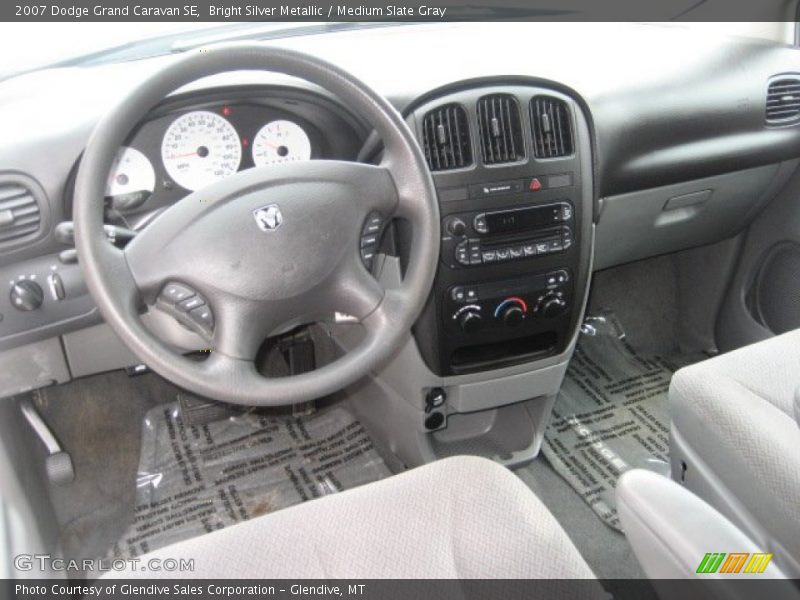 Bright Silver Metallic / Medium Slate Gray 2007 Dodge Grand Caravan SE