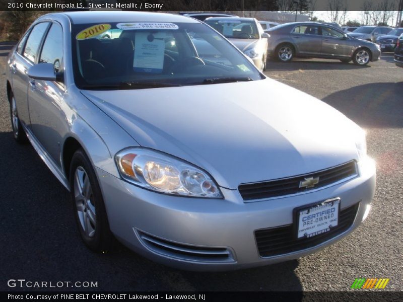 Silver Ice Metallic / Ebony 2010 Chevrolet Impala LS