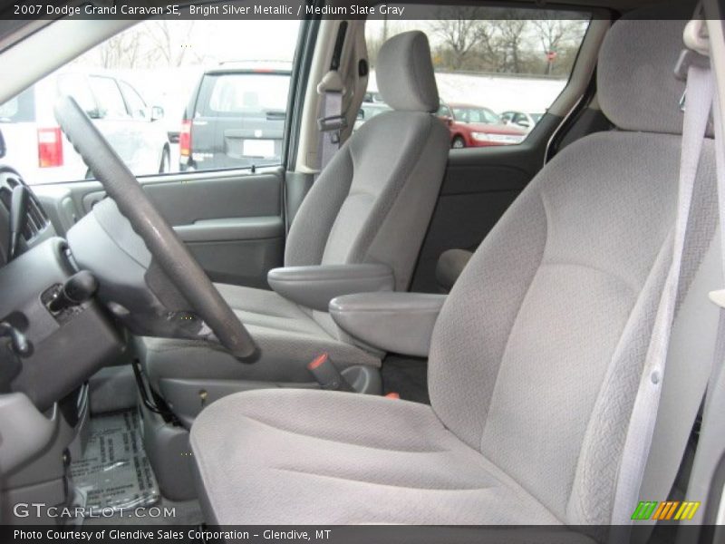 Bright Silver Metallic / Medium Slate Gray 2007 Dodge Grand Caravan SE