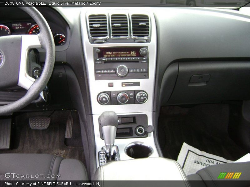 Liquid Silver Metallic / Ebony 2008 GMC Acadia SLE
