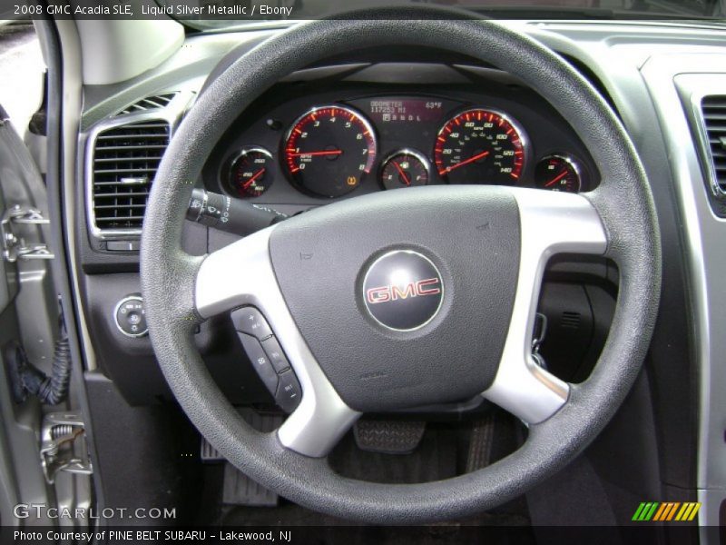 Liquid Silver Metallic / Ebony 2008 GMC Acadia SLE