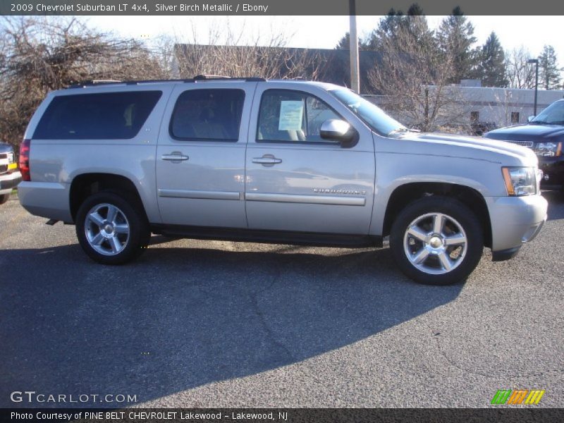 Silver Birch Metallic / Ebony 2009 Chevrolet Suburban LT 4x4