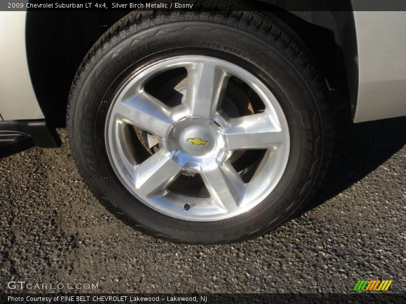 Silver Birch Metallic / Ebony 2009 Chevrolet Suburban LT 4x4