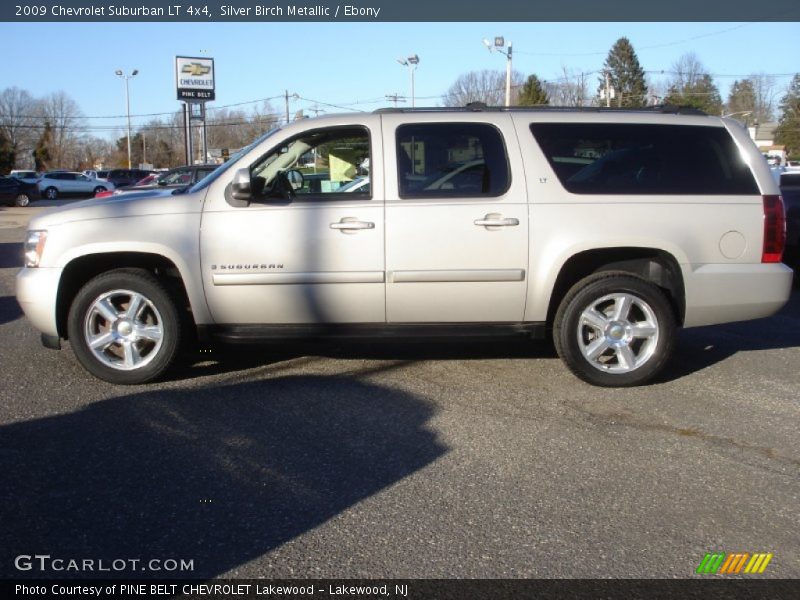 Silver Birch Metallic / Ebony 2009 Chevrolet Suburban LT 4x4