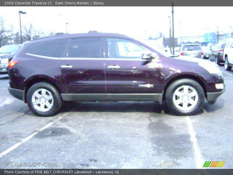 Dark Cherry Metallic / Ebony 2009 Chevrolet Traverse LT