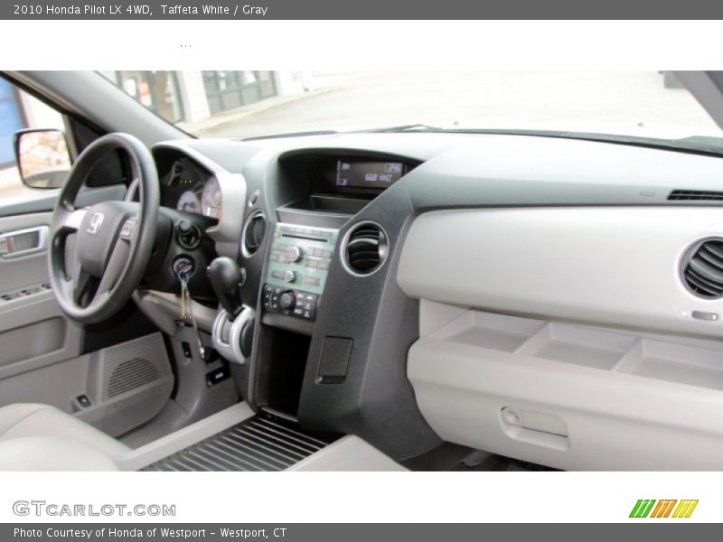 Taffeta White / Gray 2010 Honda Pilot LX 4WD