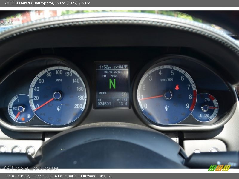  2005 Quattroporte   Gauges