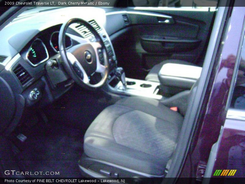 Dark Cherry Metallic / Ebony 2009 Chevrolet Traverse LT