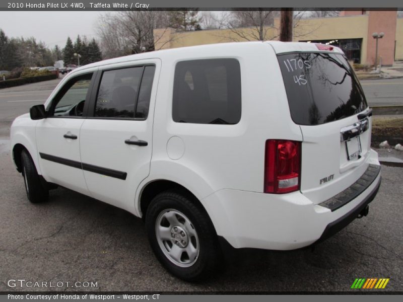 Taffeta White / Gray 2010 Honda Pilot LX 4WD