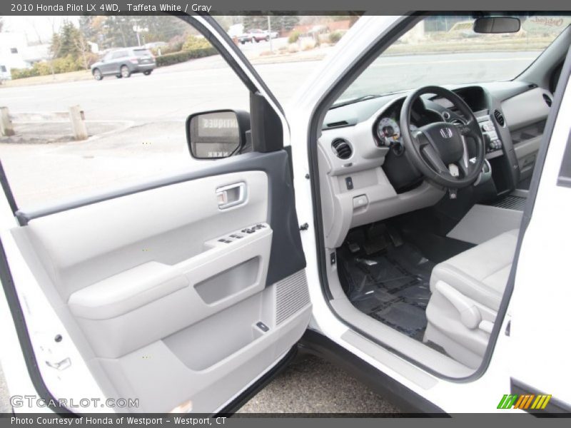 Taffeta White / Gray 2010 Honda Pilot LX 4WD