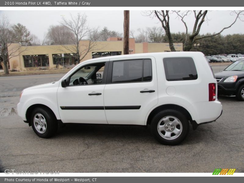 Taffeta White / Gray 2010 Honda Pilot LX 4WD
