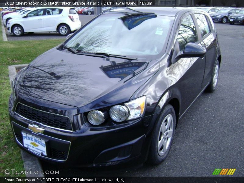 Black Granite Metallic / Dark Pewter/Dark Titanium 2013 Chevrolet Sonic LS Hatch