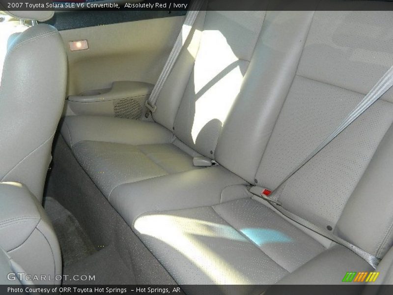 Absolutely Red / Ivory 2007 Toyota Solara SLE V6 Convertible