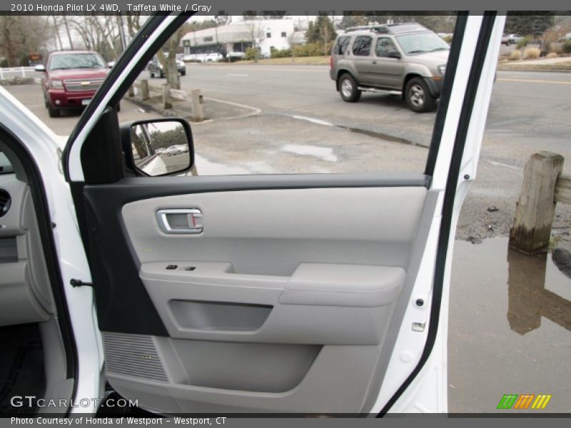 Taffeta White / Gray 2010 Honda Pilot LX 4WD