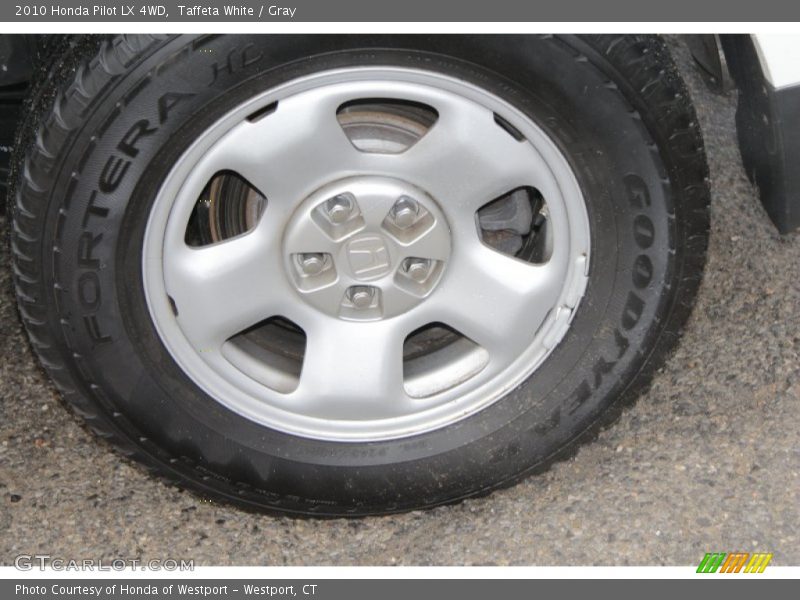 Taffeta White / Gray 2010 Honda Pilot LX 4WD