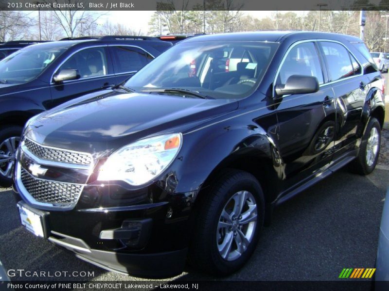 Black / Jet Black 2013 Chevrolet Equinox LS