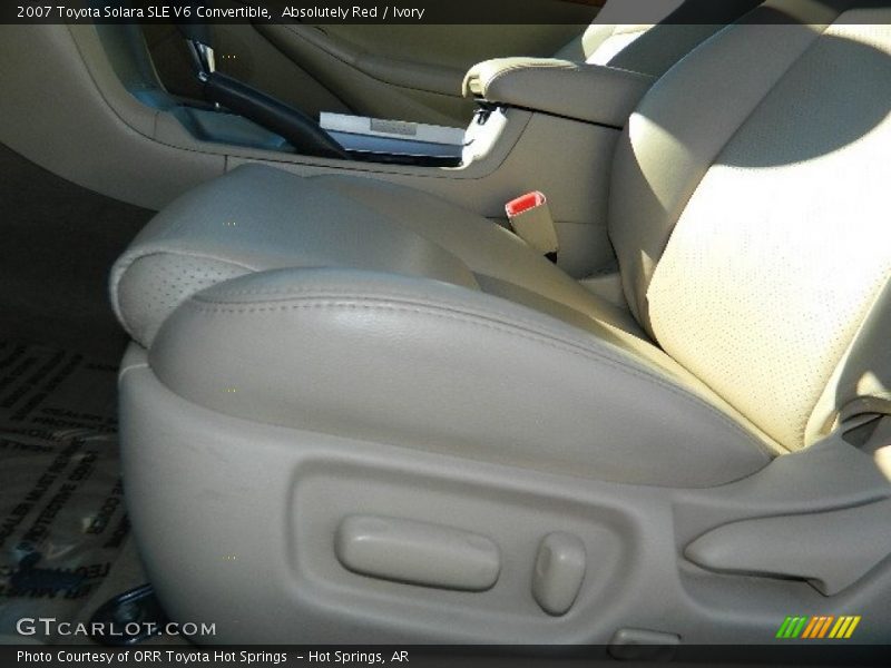 Absolutely Red / Ivory 2007 Toyota Solara SLE V6 Convertible