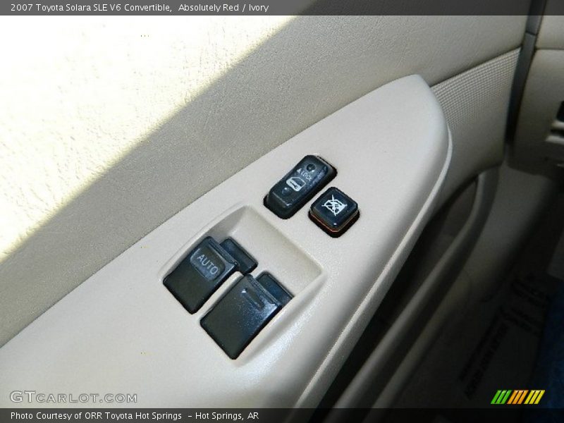 Absolutely Red / Ivory 2007 Toyota Solara SLE V6 Convertible