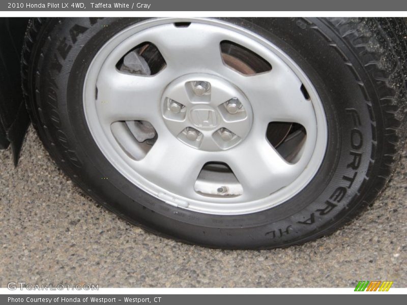 Taffeta White / Gray 2010 Honda Pilot LX 4WD