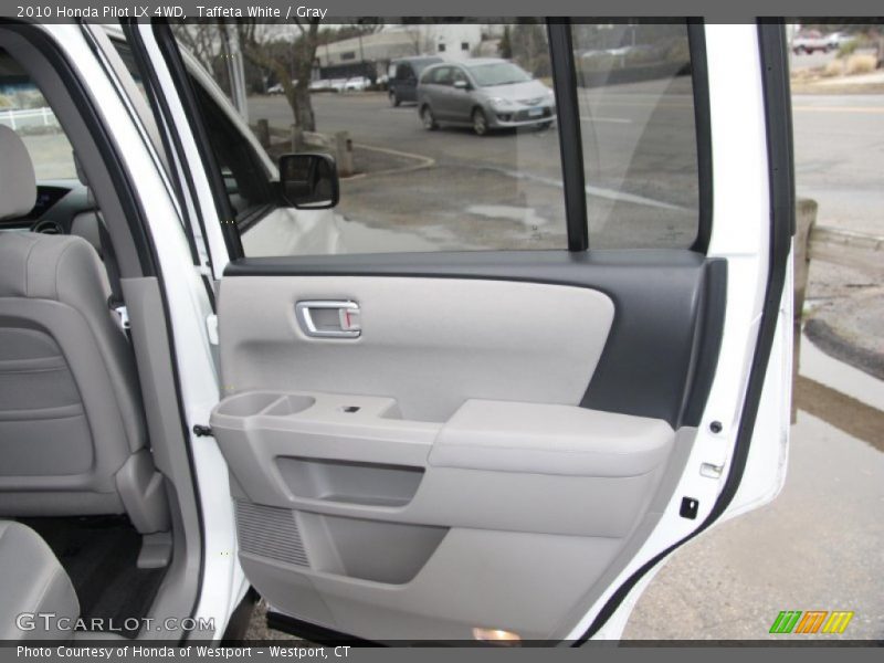 Taffeta White / Gray 2010 Honda Pilot LX 4WD