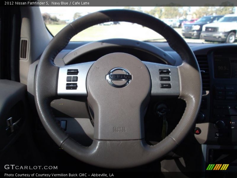 Navy Blue / Cafe Latte 2012 Nissan Pathfinder S