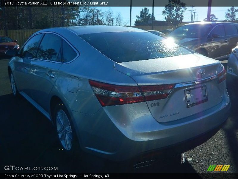 Classic Silver Metallic / Light Gray 2013 Toyota Avalon XLE