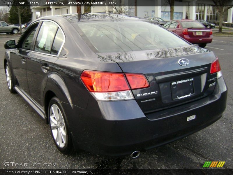 Graphite Gray Metallic / Black 2013 Subaru Legacy 2.5i Premium