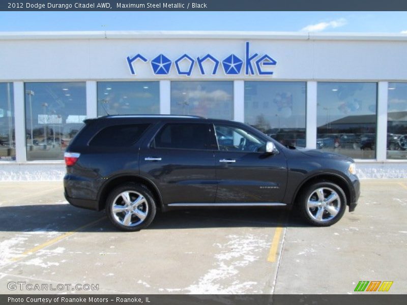 Maximum Steel Metallic / Black 2012 Dodge Durango Citadel AWD