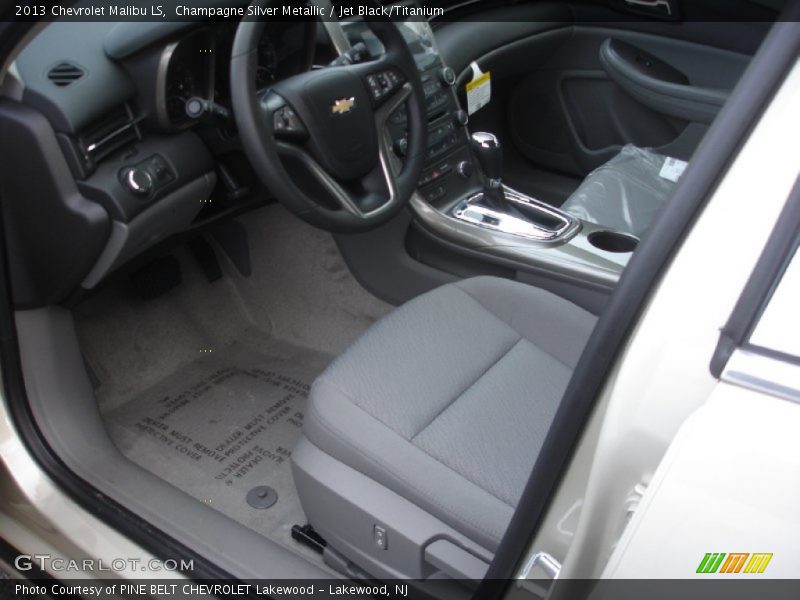 Champagne Silver Metallic / Jet Black/Titanium 2013 Chevrolet Malibu LS