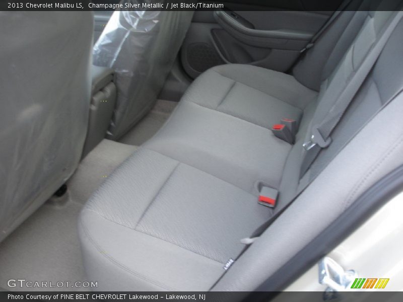Champagne Silver Metallic / Jet Black/Titanium 2013 Chevrolet Malibu LS