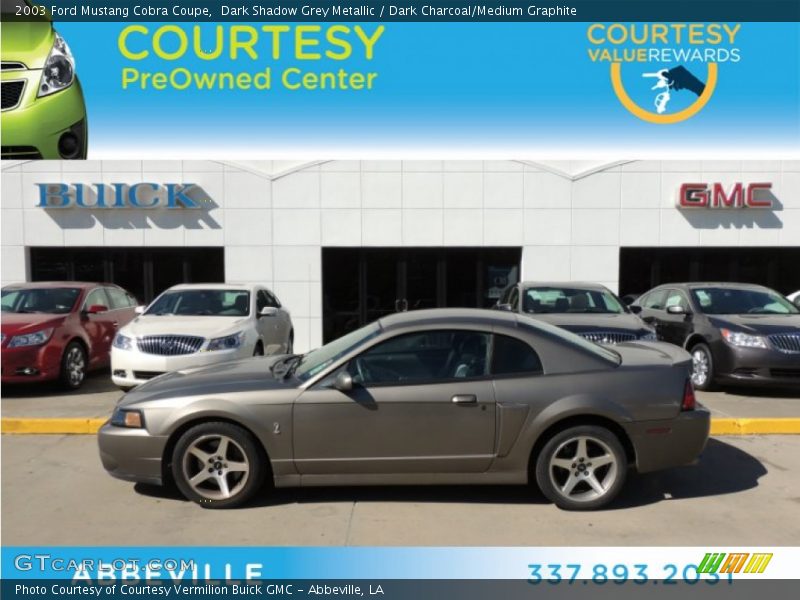 Dark Shadow Grey Metallic / Dark Charcoal/Medium Graphite 2003 Ford Mustang Cobra Coupe