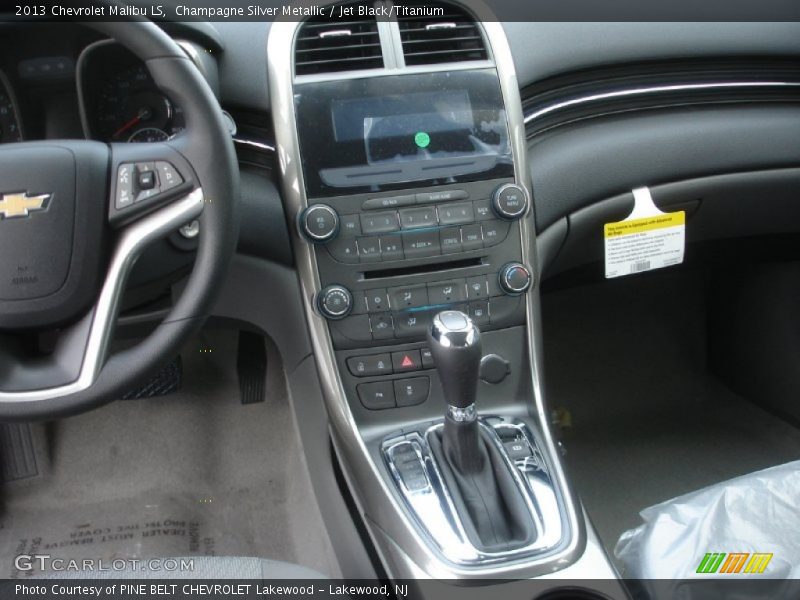 Champagne Silver Metallic / Jet Black/Titanium 2013 Chevrolet Malibu LS