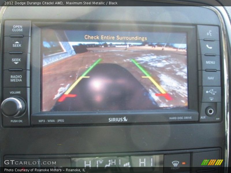 Maximum Steel Metallic / Black 2012 Dodge Durango Citadel AWD