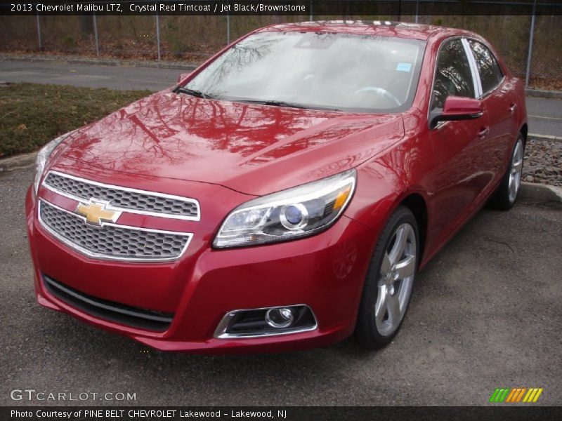 Crystal Red Tintcoat / Jet Black/Brownstone 2013 Chevrolet Malibu LTZ