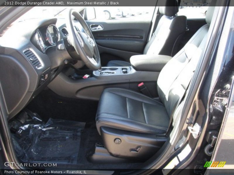 Maximum Steel Metallic / Black 2012 Dodge Durango Citadel AWD