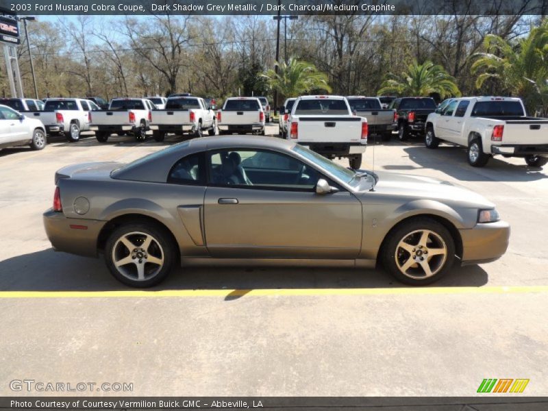Dark Shadow Grey Metallic / Dark Charcoal/Medium Graphite 2003 Ford Mustang Cobra Coupe