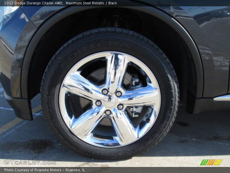 Maximum Steel Metallic / Black 2012 Dodge Durango Citadel AWD