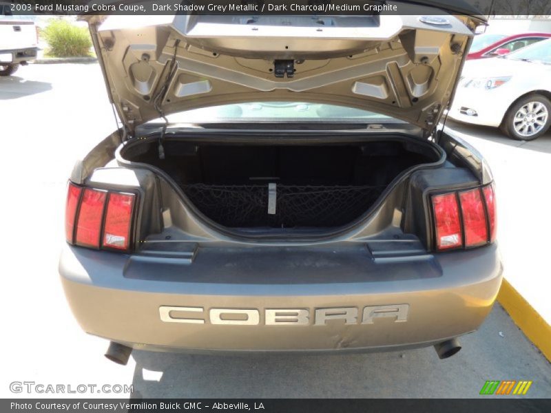 Dark Shadow Grey Metallic / Dark Charcoal/Medium Graphite 2003 Ford Mustang Cobra Coupe