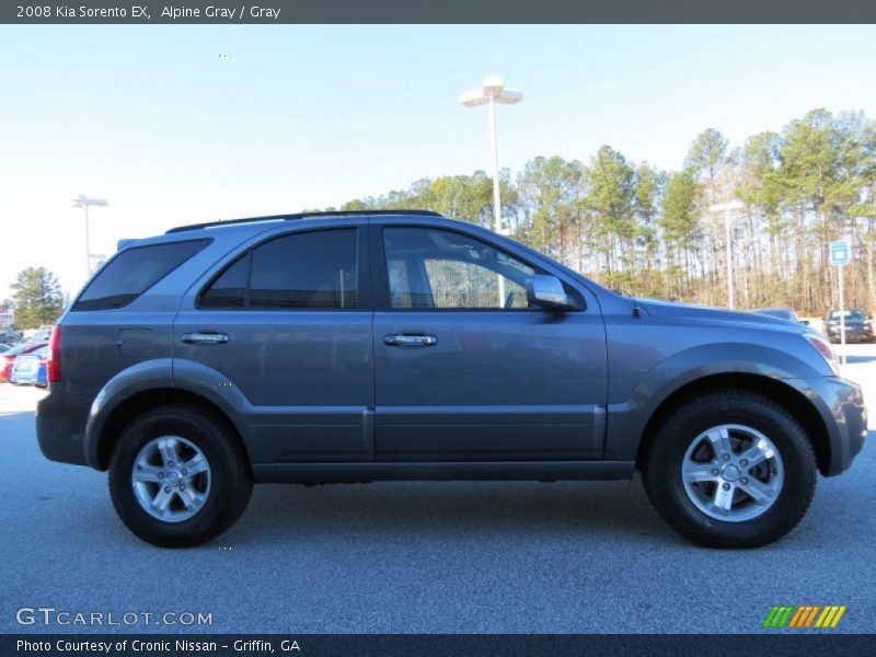 Alpine Gray / Gray 2008 Kia Sorento EX
