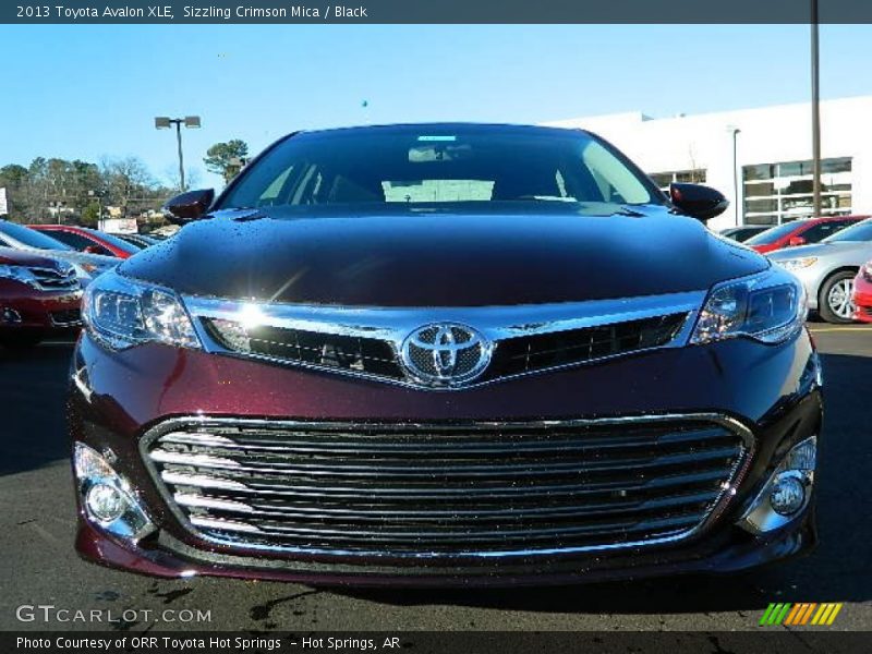 Sizzling Crimson Mica / Black 2013 Toyota Avalon XLE
