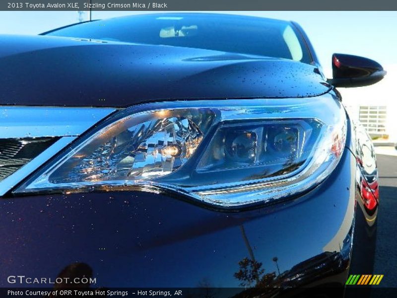 Sizzling Crimson Mica / Black 2013 Toyota Avalon XLE